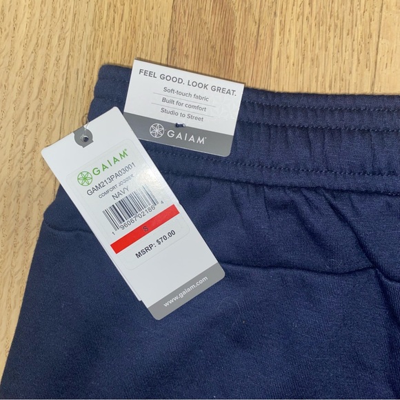 Men’s Navy Sweatpants Joggers - Picture 3 of 4